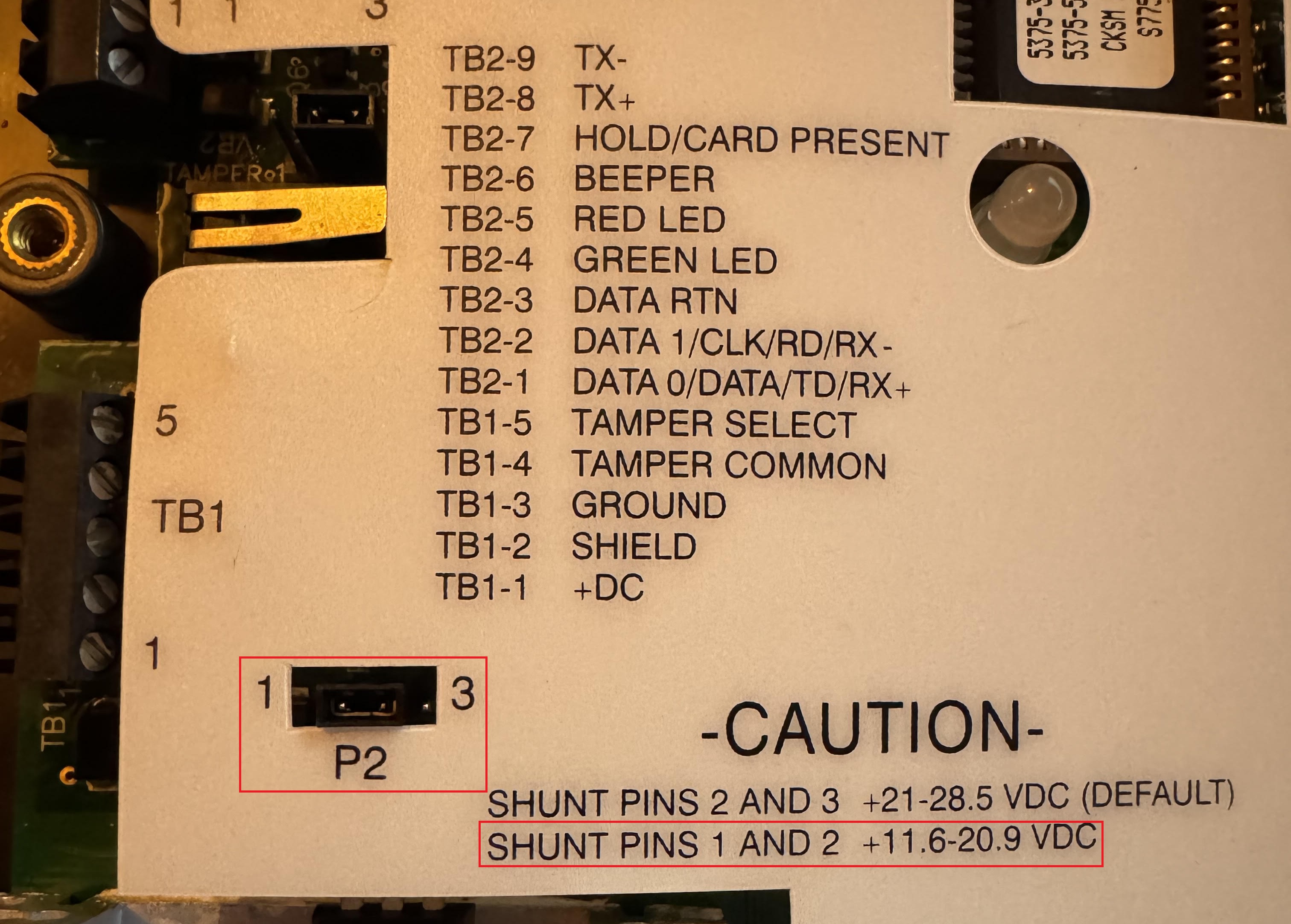 Shunted Pins